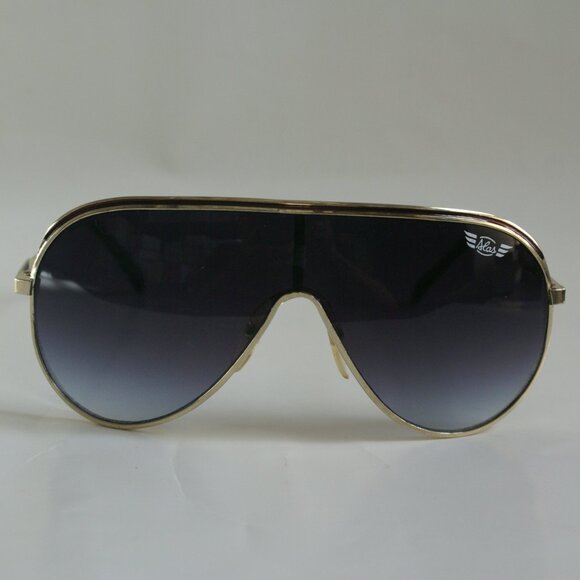 NWT TruVintage 80's Retro Fashion 1pc lens Wing Aviator gradient smoke Sunglass - Picture 1 of 5